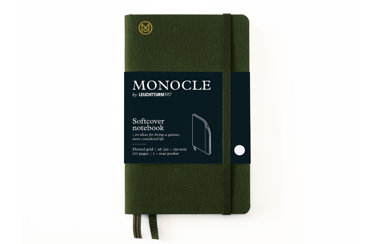 LEUCHTTURM1917 Monocle Dotted Notebook Softcover A6 Olive